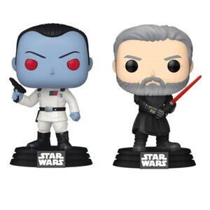 NEW Star Wars Grand Admiral Thrawn #683 & Baylan Skoll #688 Funko Pop Figures